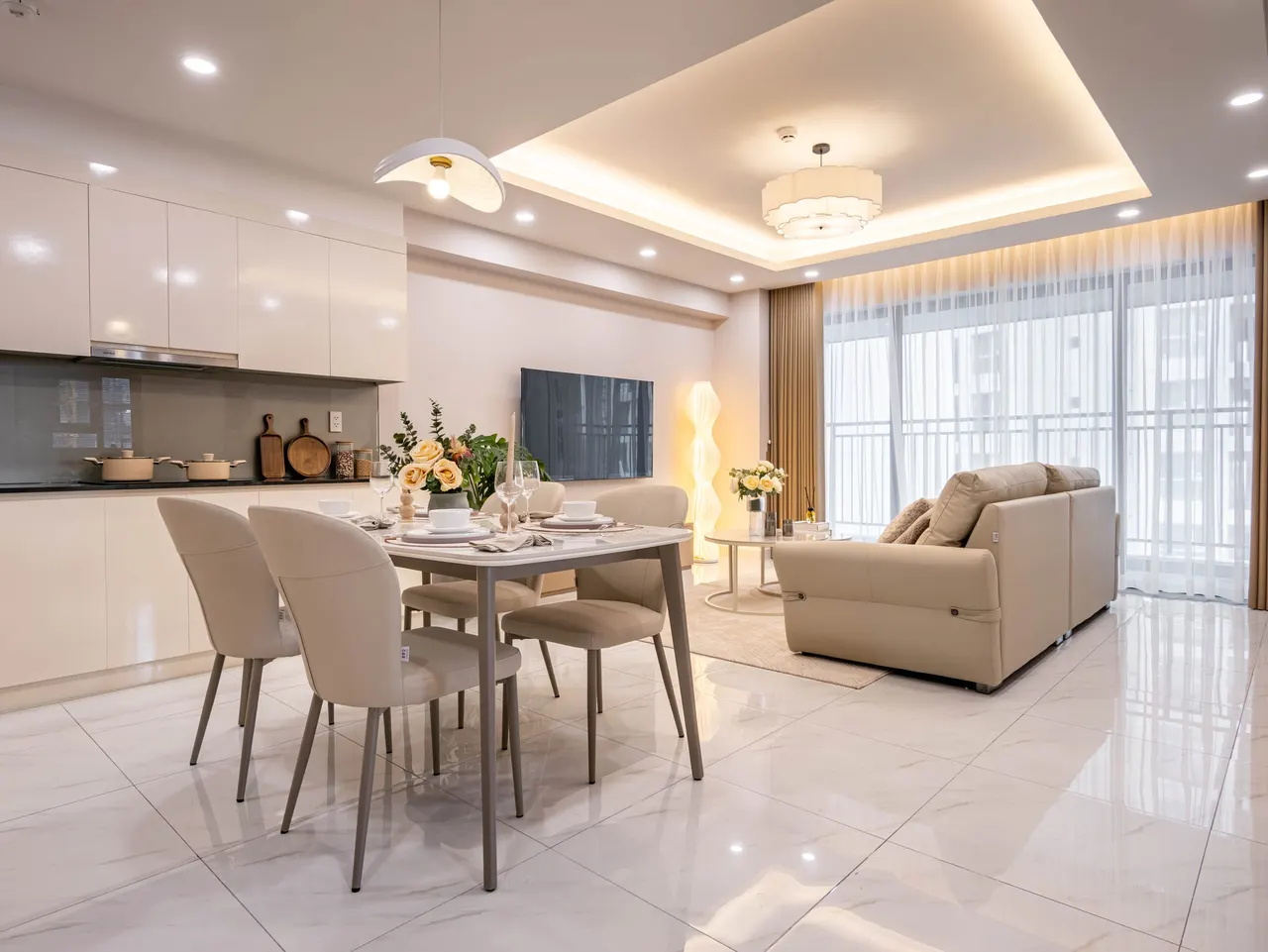 Ảnh thực tế căn A1 – tháp HERA, Gem Park